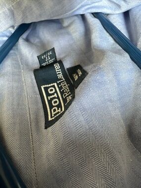 Polo Ralph Lauren Light Blue Herringbone Dress Shirt